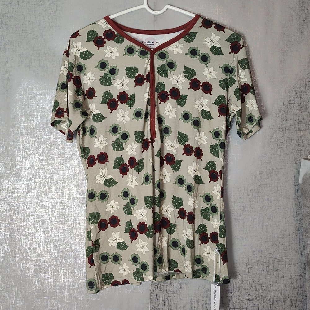 Bundle of Joy Floral Pajama Shirt + Short